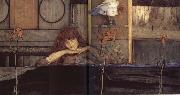 Fernand Khnopff, I lock my dorr upon myself